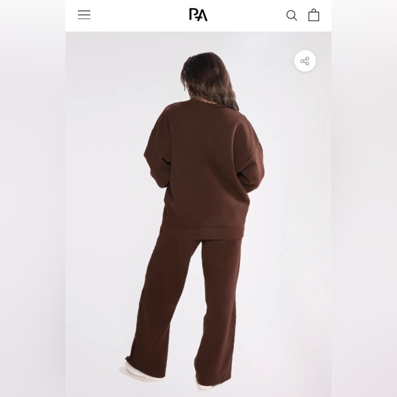 Parallel Apparel THE ESSENTIAL WIDE LEG SWEATPANT - Picture 2 of 5